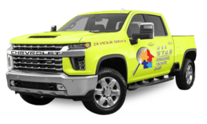 Green Utah Plumbing Company Truck