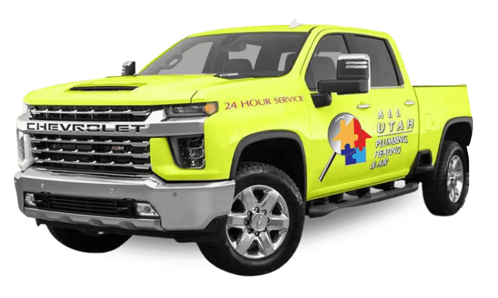 Green Utah Plumbing Company Truck